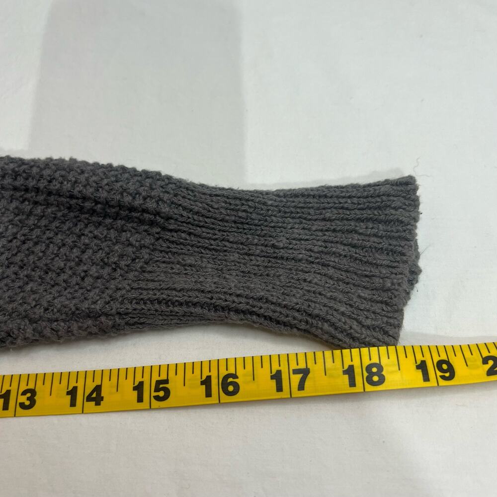 Ruby Moon Open Shoulder Sweater Gray Small Long S… - image 6